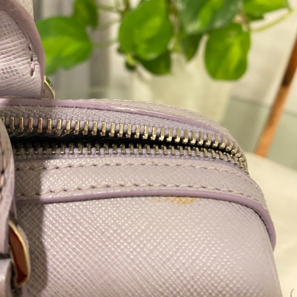 Authentic Prada saffiano top handle bag in lilac - Picture 14 of 16